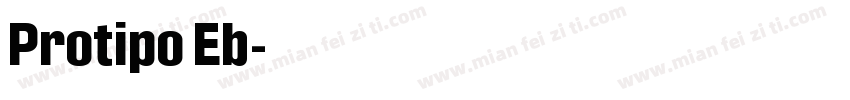 Protipo Eb字体转换
